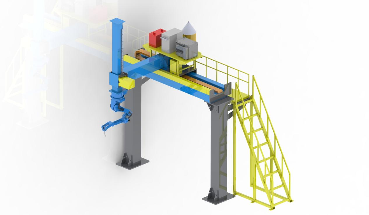 Heavy-Duty Robot Gantry System with High Rigidity and Stability